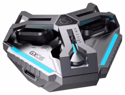019a82b1-839e-7b2a-bb28-b95e9c928be4_2880 Le boîtier de charge Edifier Hecate GX05 en alliage de zinc avec son éclairage RGB dynamique.