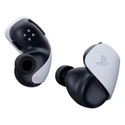 Vue des écouteurs Sony PULSE EXPLORE et de leur design futuriste et ergonomique.