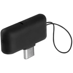 3283-epos-gtw-270-hybrid-auriculares-inalambricos-negros-con-acustica-cerrada-y-adaptador-mejor-precio Vue des écouteurs EPOS GTW 270 Hybrid hors de leur boîtier.