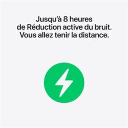 Apple-AirPods-Pro-3-Blanc (6) AirPods Pro 3 utilisés en environnement de travail (open space) pour illustrer l'ANC.