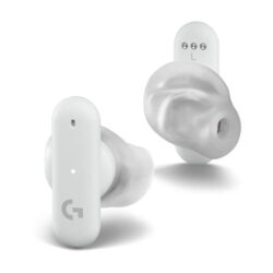 Logitech G Fits Blanc, écouteurs True Wireless avec embouts moulés personnalisés.