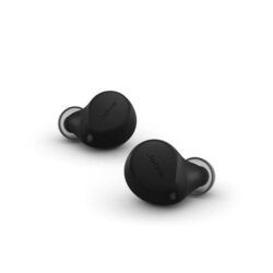 Ecouteurs-sans-fil-Jabra-Elite-7-Active-Bluetooth-sport-avec-reducteur-de-bruit-Noir (1) Un écouteur Jabra Elite 7 Active Noir montrant le revêtement ShakeGrip.