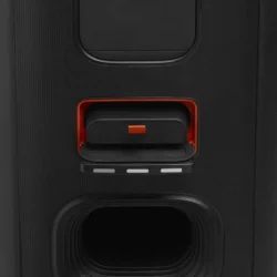 3826-jbl-partybox-stage-320-altavoz-torre-inalambrico-portatil-con-karaoke-240w-negro-mejor-precio Panneau de contrôle supérieur tactile PartyPad de la JBL PartyBox Stage 320.