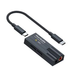 61Y0e0-xukL._SL1500_ Fosi Audio DS1 DAC USB portable, vue de face avec les sorties 3.5mm et 4.4mm Pentaconn.
