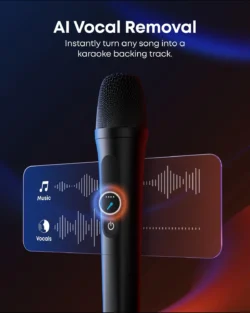 61qfz4W2FuL._AC_SL1500_3838x Panneau de contrôle supérieur de l'enceinte Rave 3S avec boutons de volume et mode BassUp.