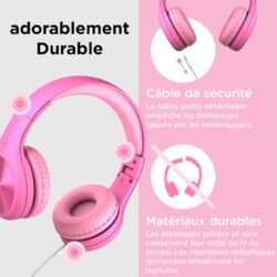 Illustration du SharePort™ : deux casques LilGadgets Connect+ Pro connectés simultanément à un seul appareil.