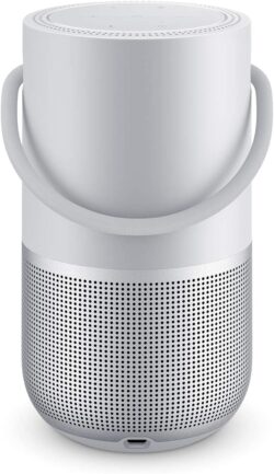 71Y+AuvZ0rL._AC_SL1500_ Zoom sur la grille en aluminium micro-perforée pour un son à 360°.