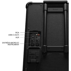 Indicateur de niveau de batterie et show lumineux LED de la Marshall Bromley 750.