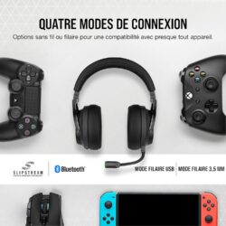 813xd5L59LS._AC_SL1500_ Détail du microphone omnidirectionnel du Corsair Virtuoso XT, réputé pour sa clarté vocale en streaming.