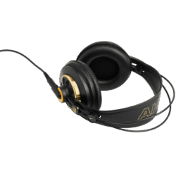AKG_K240Studio-AboveQuarter_1605x1605 Coussinets circum-auriculaires larges pour un confort de monitoring prolongé.