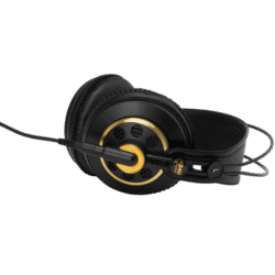 AKG_K240Studio-FlatSide_1605x1605 Le casque AKG K240 Studio avec son câble professionnel de 3 mètres et adaptateur.