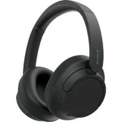 Casque Sony WH-CH720N noir sur fond blanc, vue de face, montrant l'arceau et les oreillettes.