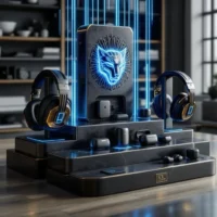 L'Arsenal de l'Harmonie : La Mise sous Tension du Casque et de l'Écouteur Station de recharge centralisée - Casques et écouteurs, catégorie "Stations de Recharge", armurerie romaine-tech, logistique audio