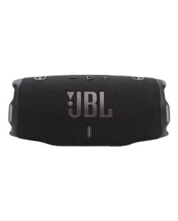 jbl-charge-6-noir-45-w (1) Vue arrière montrant le port de charge et la fonction Powerbank de la JBL Charge 6.