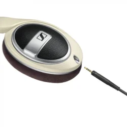 Les deux câbles détachables fournis avec le casque Sennheiser HD 599.