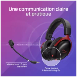 Le microphone amovible de 10 mm avec filtre anti-pop du Cloud III Wireless.