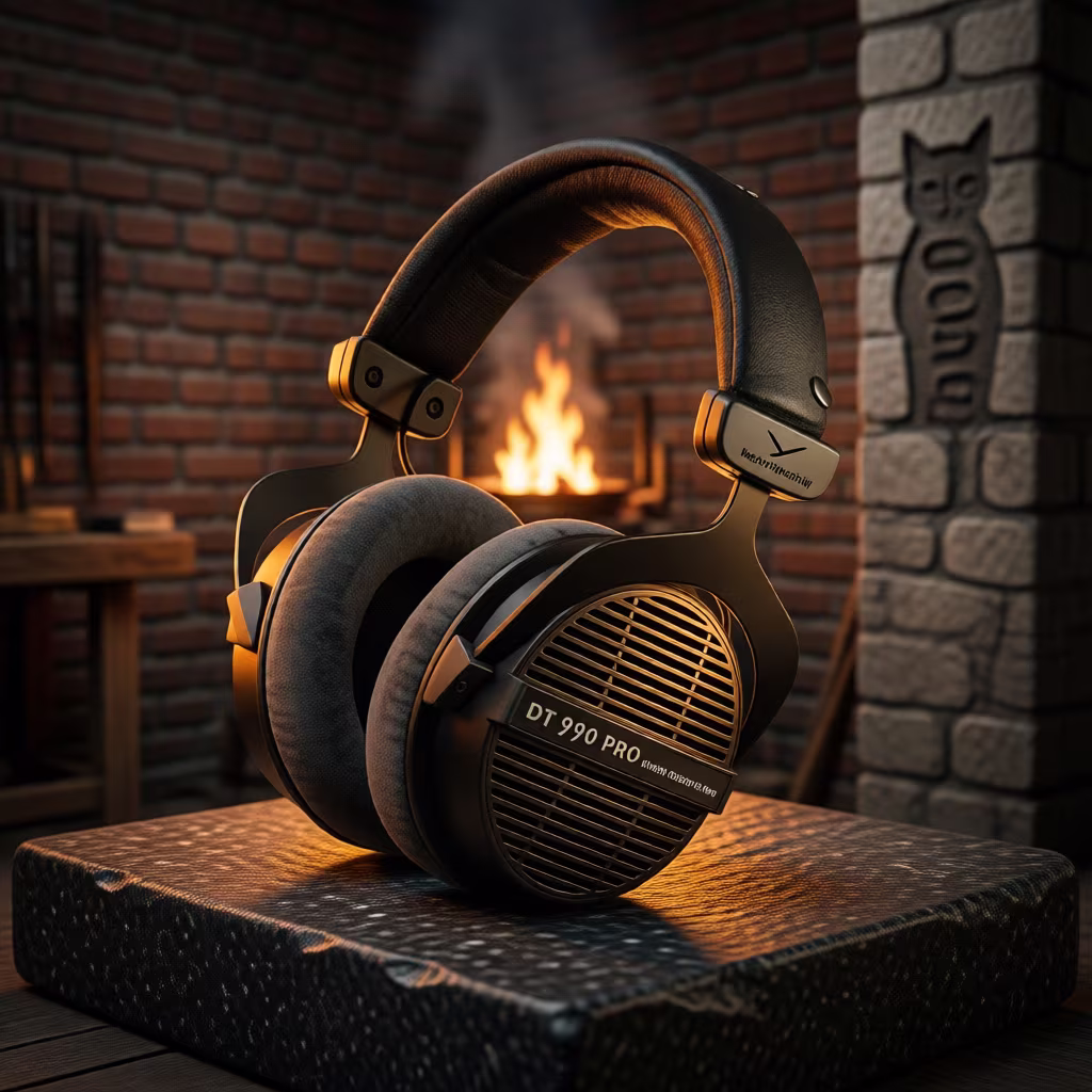 Beyerdynamic DT 990 Pro casque studio ouvert - Précision chirurgicale, test Beyerdynamic DT 990 Pro : l'analyse sans concession, studio romain-tech