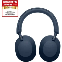 2151-sony-wh1000xm5sce7-auriculares-inalambricos-azules-con-cancelacion-de-ruido-comprar Sony WH-1000XM5 dans son étui de transport plat premium.