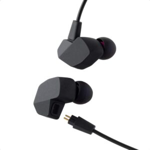 Écouteurs Final Audio A3000 au design noir mat ergonomique.