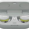 Boîtier de charge compact pour Bose Sport Earbuds ouvert.