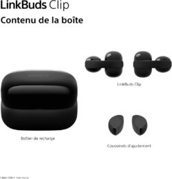 Sony LinkBuds Clip en situation d'appel extérieur