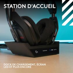 Comparaison de taille et design de l'Astro A50 X.
