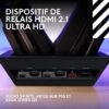 Coussinets en tissu confortables du casque Logitech Astro A50 X.