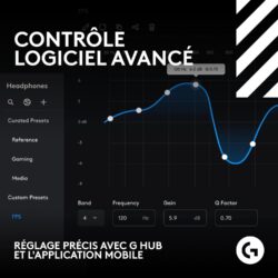 Vue rapprochée du transducteur PRO-G en graphène.