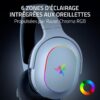 Le dongle USB-C sans fil pour la connexion 2.4GHz du Razer Barracuda X Chroma.