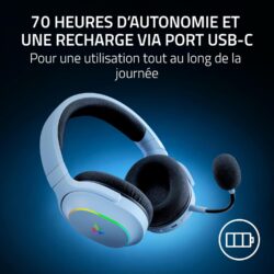 Vue d'ensemble du pack Razer Barracuda X Chroma avec accessoires.