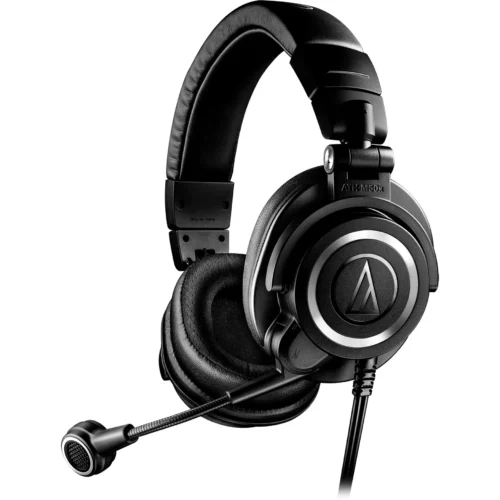 Casque Audio-Technica ATH-M50xSTS StreamSet Digital avec son micro broadcast intégré.