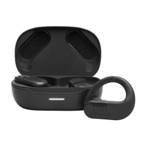 Écouteurs sport JBL Endurance Peak 3 noirs avec crochets de maintien