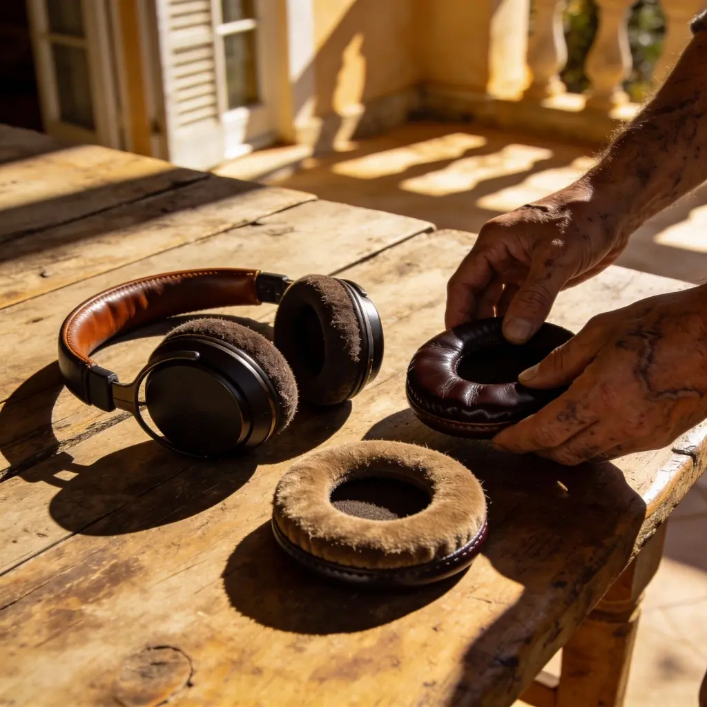 FiiO FT3 Review : Le casque ouvert qui bouscule l'élite 6 FiiO FT3 coussinets interchangeables - suède et cuir protéiné, test FiiO FT3 Review : Le casque ouvert qui bouscule l'élite, studio romain-tech