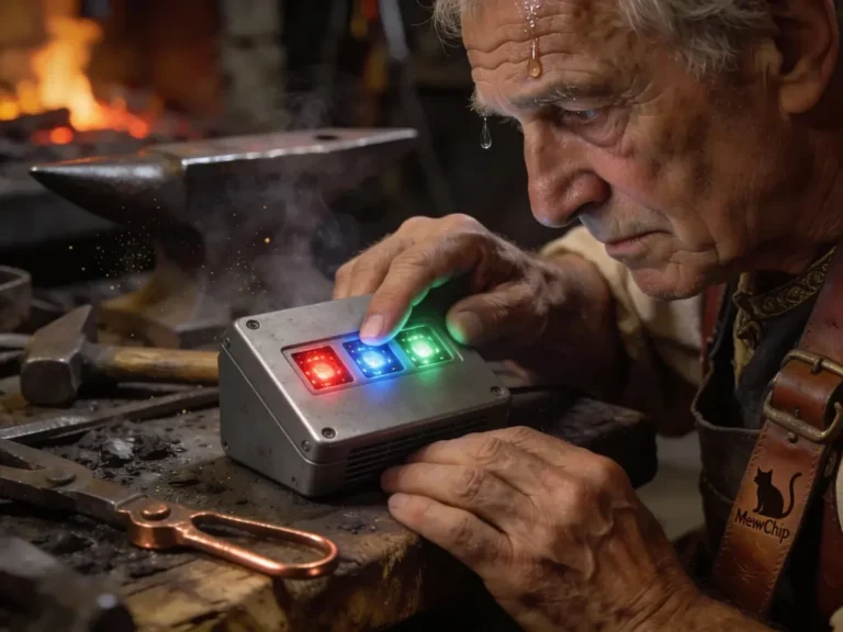 Casque gaming batterie RGB - Économie énergie - Style Romano-Tech MeowChip