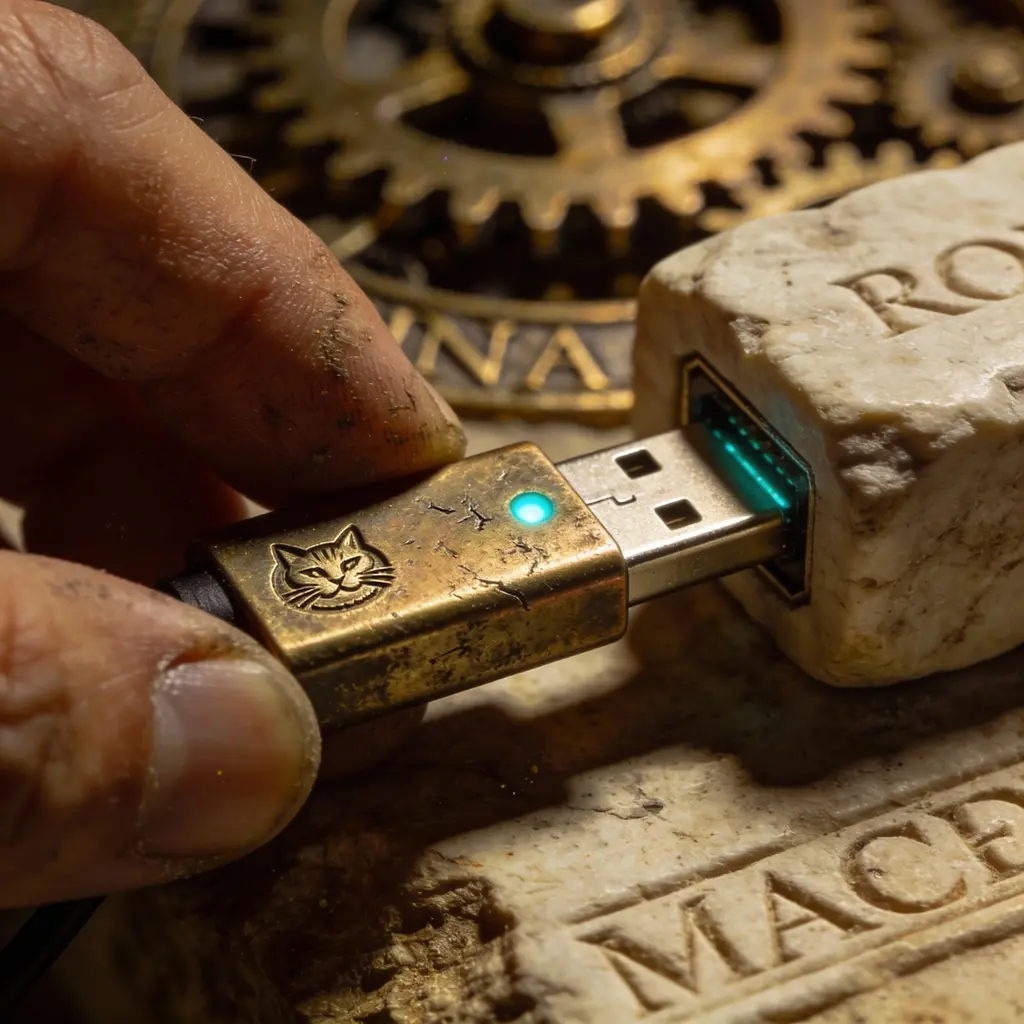 Dongle USB 2.4 GHz - Technologie audio sans lag - Style Romano-Tech MeowChip