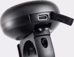 5544281 Détail de l'enceinte Trek BellBeats détachée de son support guidon.