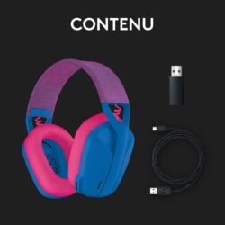 71HGy577LLL._AC_SL1500_ Logitech G435 porté par un utilisateur en session de jeu.