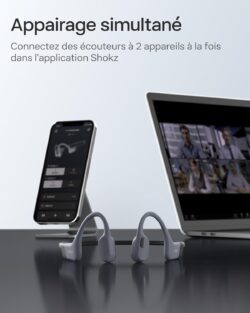 71Lk5TL7tHL._AC_SL1500_ Casque Shokz porté par un sportif.