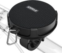 Enceinte vélo Inwa avec écran LCD affichant la vitesse et le support guidon.