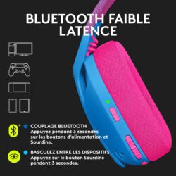 81XKyHvpMtL._AC_SL1500_ Détail des coussinets en tissu respirant du Logitech G435.