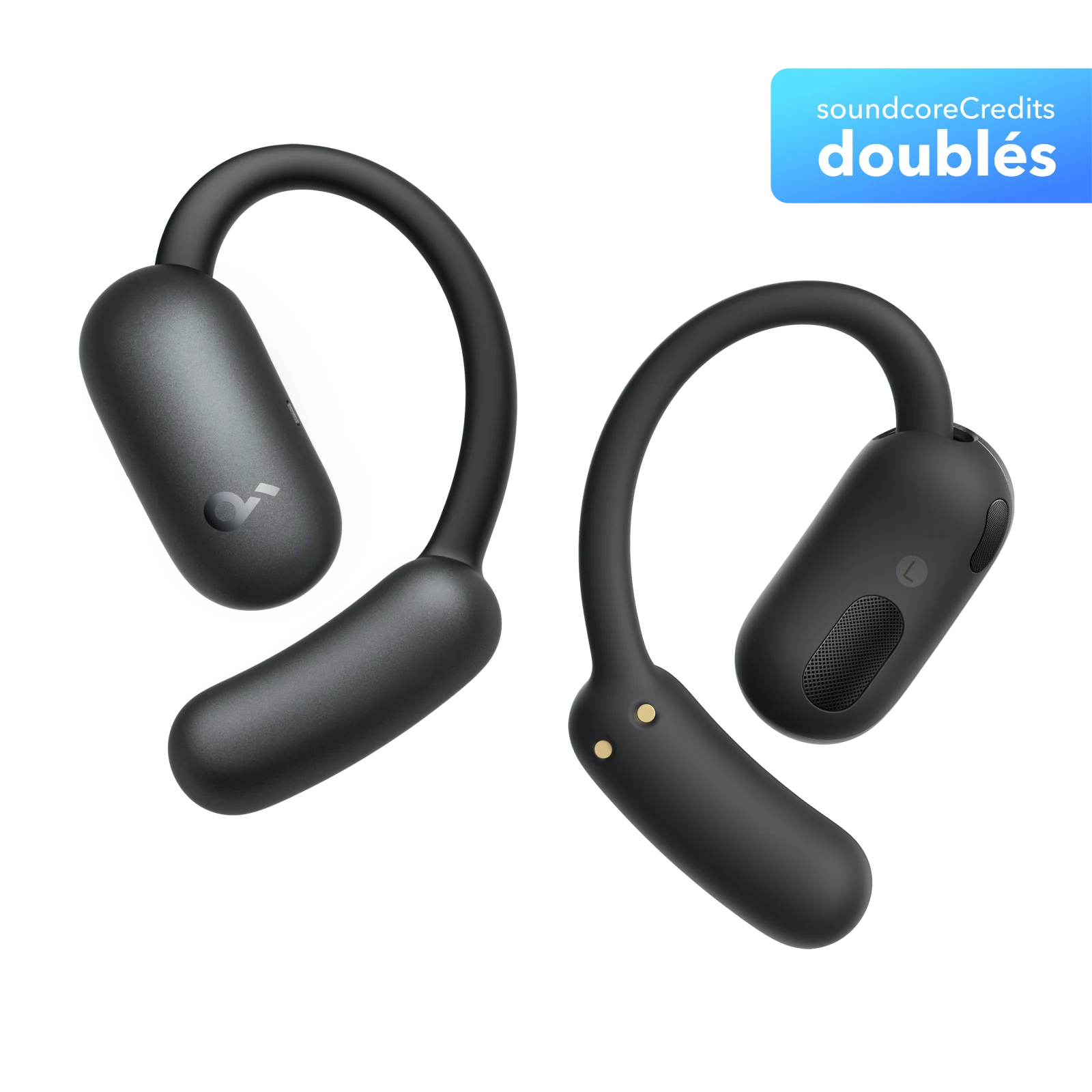 Anker Soundcore AeroFit 2 – Écouteurs open-ear sport avec crochets ajustables et LDAC
