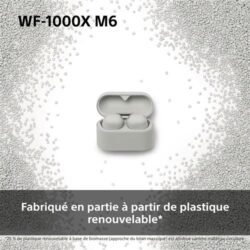 Comparatif de taille entre Sony WF-1000XM6 et la génération précédente.