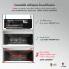 FeinTech AX110 HDMI 2.1 eARC Audio Extractor – Convertisseur pour TV avec Dolby Atmos – vue détail
