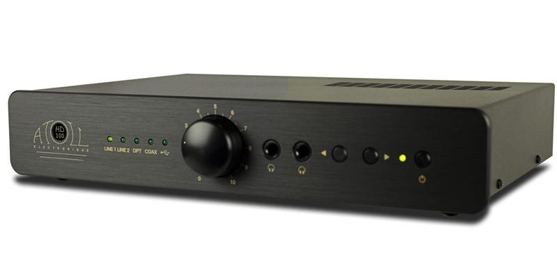 Atoll HD100 Noir – Amplificateur Casque et DAC Audiophile Haut de Gamme
