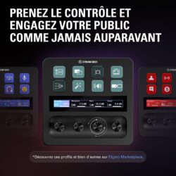 elgato-stream-deck-plus-contr-leur-usb-professionnel-avec-encodeurs-rotatifs-et-barre-tactile-2 Elgato Stream Deck Plus – Contrôleur USB professionnel avec encodeurs rotatifs et barre tactile – vue détail