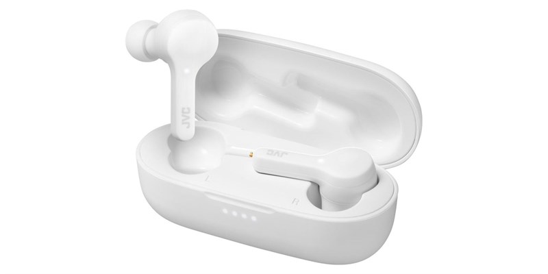 JVC HA-A7T2 Blanc – Écouteurs True Wireless confortables et résistants pour le quotidien