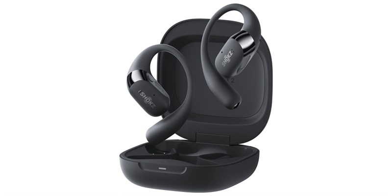Shokz OpenFit 2 Noir – Écouteurs open-ear ultra-légers pour sport et vigilance