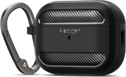 spigen-rugged-armor-airpods-pro-2-coque-de-protection-fine-certifi-e-mil-std Spigen Rugged Armor AirPods Pro 2 – Coque de protection fine certifiée MIL-STD
