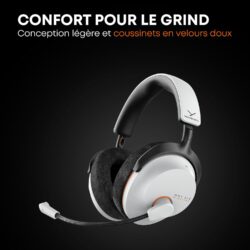 Beyerdynamic MMX 230 Wireless – Casque gaming sans-fil 60h et batterie remplaçable – vue détail