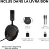 Beyerdynamic MMX 230 Wireless – Casque gaming sans-fil 60h et batterie remplaçable – vue détail